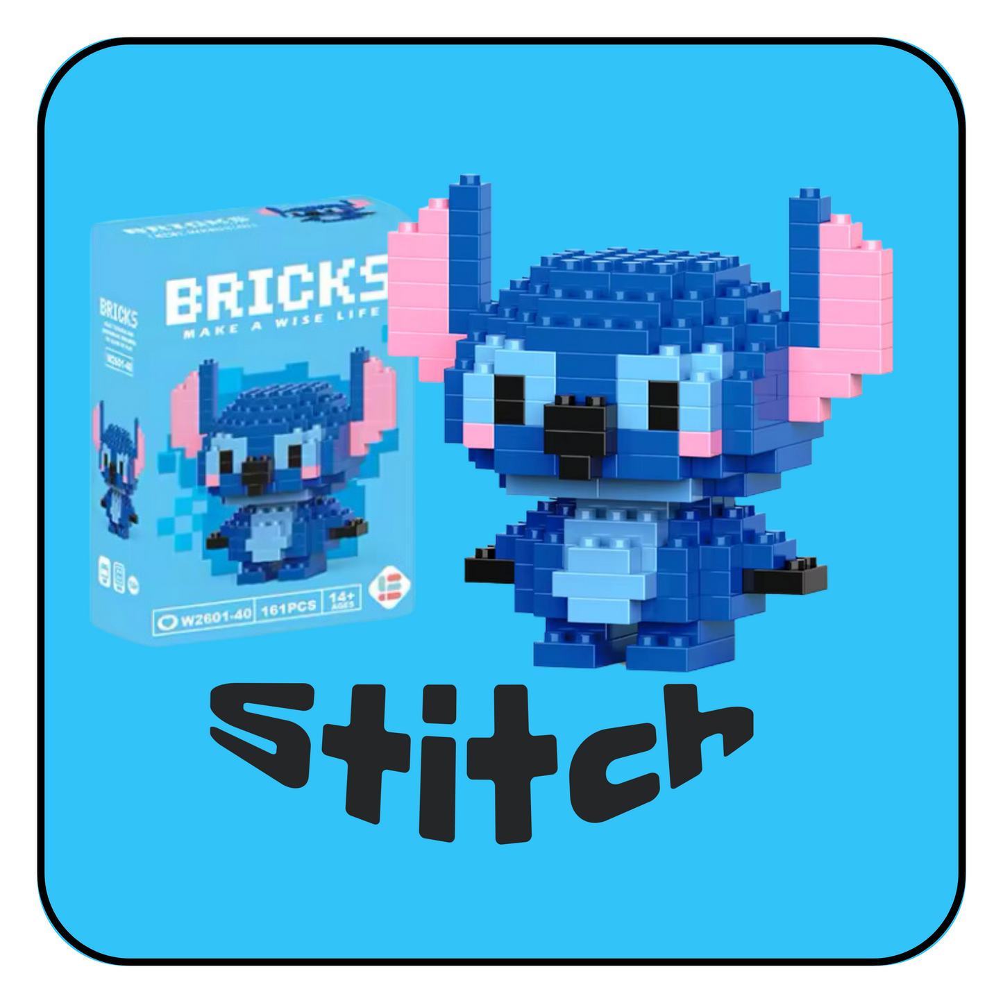 Stich montable de Bricks Disney